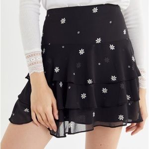 Urban Outfitters Mini Ruffled Skirt